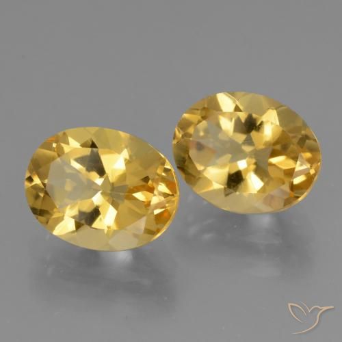 Gemme di Citrino Arancio Dorato Profondo naturale da 5.04 ct, Ovale, VVS-VS