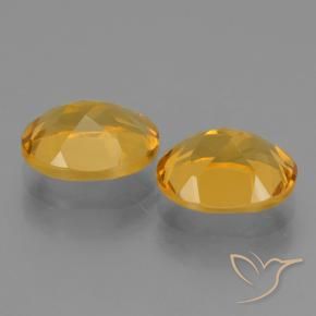 Gemme di Citrino Dorato scuro naturale da 4.79 ct, Ovale, VVS-VS
