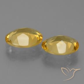 Gemme di Citrino Dorato medio naturale da 3.96 ct, Ovale, VVS