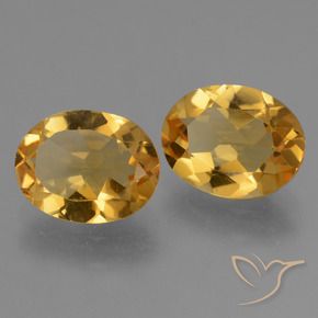 Gemme di Citrino Arancio dorato naturale da 4.51 ct, Ovale, VS