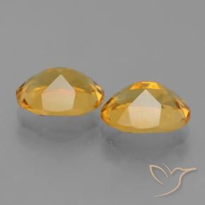 Gemme di Citrino Dorato scuro naturale da 4.43 ct, Ovale, VVS