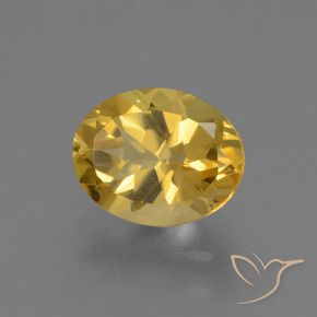 Citrino Dorato medio naturale da 2.30 ct, Ovale, VS