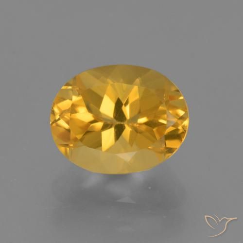 2.58ct Naturale Arancio dorato Citrino, Ovale, VVS-VS