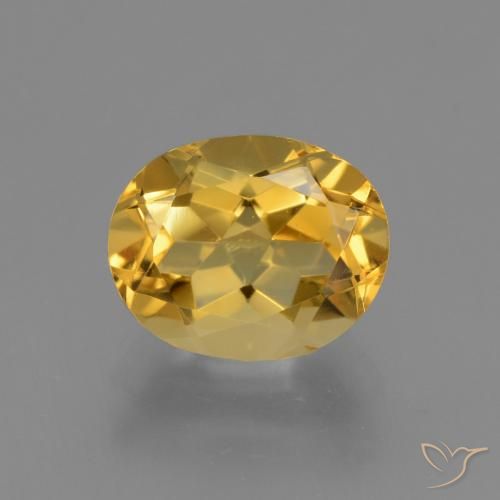 2.60ct Naturale Arancio dorato Citrino, Ovale, VVS