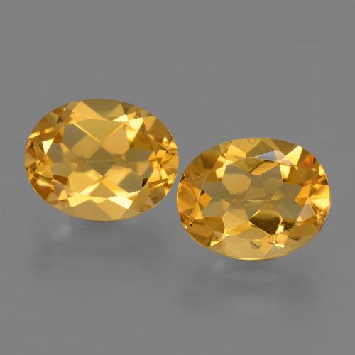 Gemme di Citrino Dorato scuro naturale da 4.80 ct, Taglio ovale, VVS