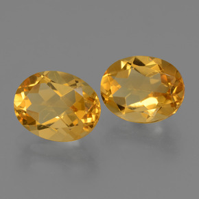Gemme di Citrino Dorato scuro naturale da 4.80 ct, Taglio ovale, VVS