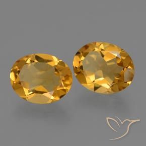 Gemme di Citrino Dorato scuro naturale da 4.02 ct, Ovale, VS