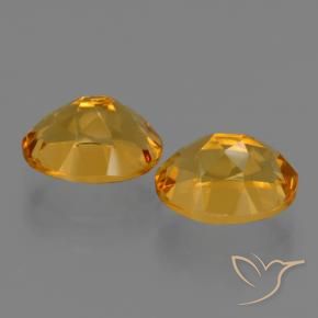 Gemme di Citrino Dorato scuro naturale da 5.28 ct, Ovale, VVS-VS