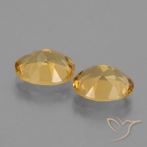 Gemme di Citrino Dorato medio-scuro naturale da 4.60 ct, Ovale, VVS
