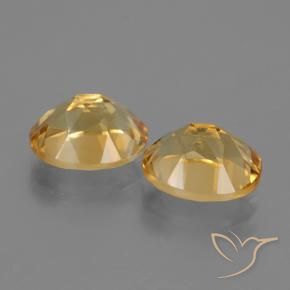 Gemme di Citrino Dorato medio-scuro naturale da 5.30 ct, Ovale, VVS-VS