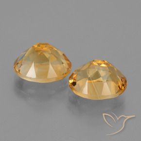 Gemme di Citrino Arancio-Oro naturale da 5.58 ct, Ovale, VVS-VS