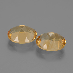 Citrino naturale dorato da 4,84 ct, taglio ovale, VVS-VS