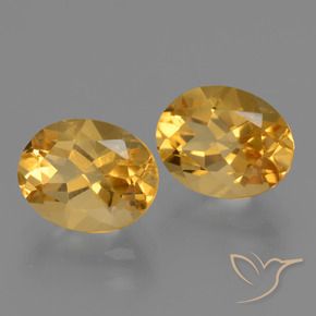 Gemme di Citrino Dorato scuro naturale da 5.42 ct, Ovale, VVS-VS