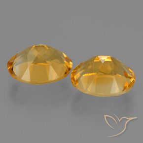 Gemme di Citrino Arancio Dorato Profondo naturale da 5.03 ct, Ovale, VVS