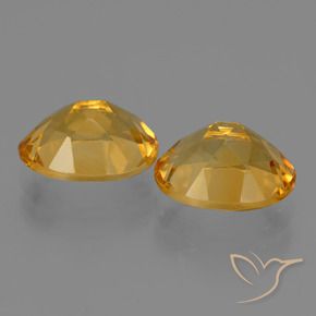 Gemme di Citrino Arancio Dorato Profondo naturale da 4.93 ct, Ovale, VVS
