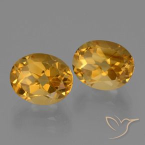 Gemme di Citrino Dorato scuro naturale da 5.62 ct, Ovale, VVS-VS