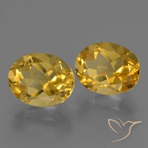 Gemme di Citrino Dorato medio naturale da 5.12 ct, Ovale, VVS-VS