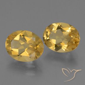 Gemme di Citrino Arancio dorato naturale da 4.50 ct, Ovale, VVS
