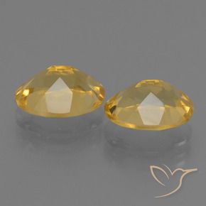 Gemme di Citrino Arancio dorato naturale da 4.50 ct, Ovale, VVS