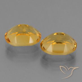 Gemme di Citrino Arancio Dorato Profondo naturale da 5.25 ct, Ovale, VVS