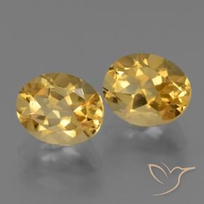 Gemme di Citrino Arancio Dorato Profondo naturale da 4.92 ct, Ovale, VVS