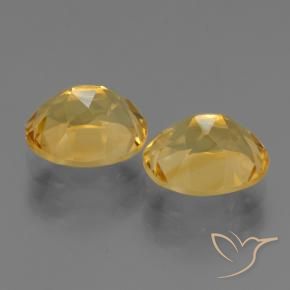 Gemme di Citrino Arancio Dorato Profondo naturale da 4.92 ct, Ovale, VVS