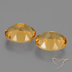 Gemme di Citrino Arancio-Oro naturale da 4.90 ct, Ovale, VS