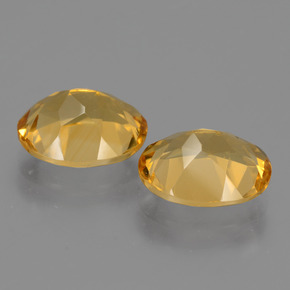Citrino naturale dorato da 4,66 ct, taglio ovale, VVS-VS