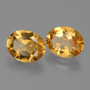 Citrino naturale dorato da 4,51 ct, taglio ovale, VVS-VS