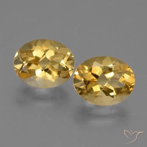 4.96ctw Naturale Dorato medio-scuro Citrino, Ovale, VVS-VS
