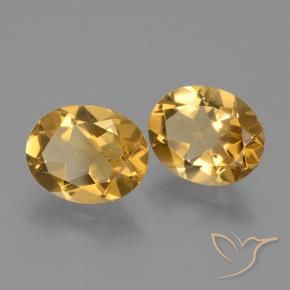 Gemme di Citrino Oro profondo naturale da 4.40 ct, Ovale, VVS
