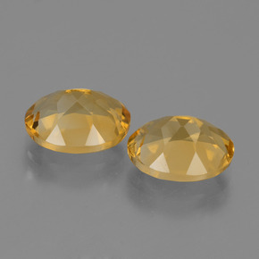Citrino naturale dorato da 4,81 ct, taglio ovale, VVS