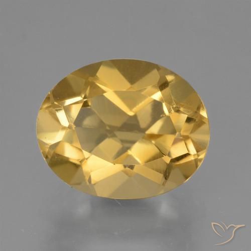 2.25ct Naturale Arancio dorato Citrino, Ovale, VVS