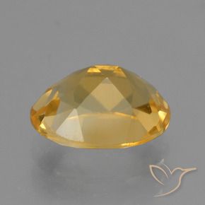 Citrino Arancio dorato naturale da 2.25 ct, Ovale, VVS
