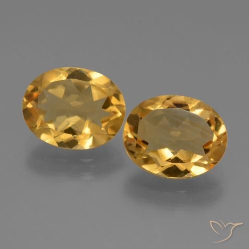 4.65ctw Naturale Dorato scuro Citrino, Ovale, VS