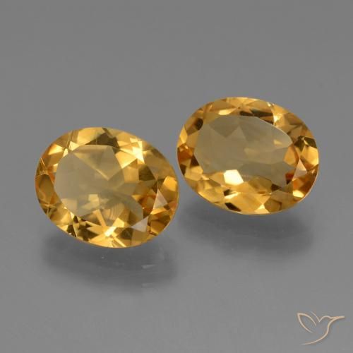 Gemme di Citrino Dorato scuro naturale da 4.65 ct, Ovale, VS