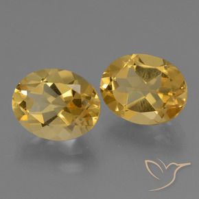 Gemme di Citrino Arancio Dorato Profondo naturale da 4.84 ct, Ovale, VVS