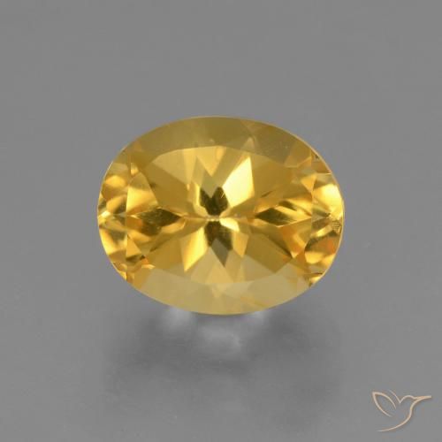 2.69ct Naturale Oro brillante Citrino, Ovale, VS