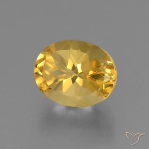 Citrino Oro brillante naturale da 2.69 ct, Ovale, VS