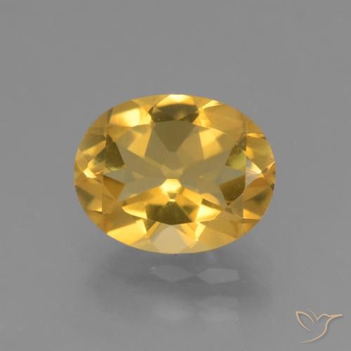 2.32ct Naturale Dorato Citrino, Ovale, VVS-VS