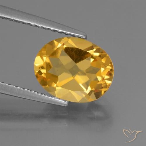 2.57ct Naturale Dorato medio Citrino, Ovale, VVS-VS