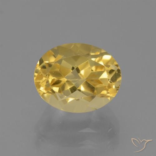 2.92ct Naturale Arancio dorato Citrino, Ovale, VVS