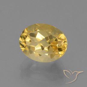 Citrino Arancio dorato naturale da 2.92 ct, Ovale, VVS