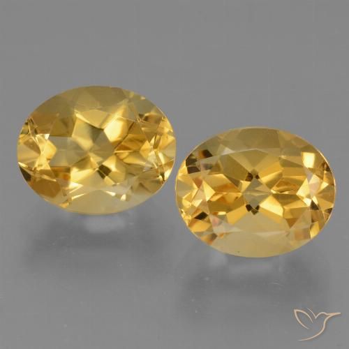 5.77ctw Naturale Dorato medio Citrino, Ovale, VVS
