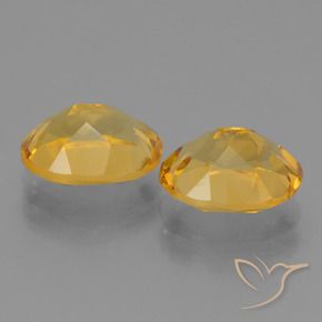 Gemme di Citrino Dorato medio naturale da 4.90 ct, Ovale, VVS