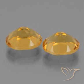 Gemme di Citrino Arancio Scuro-Oro naturale da 4.94 ct, Ovale, VS