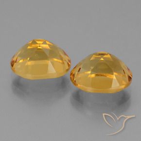 Gemme di Citrino Arancio Dorato Profondo naturale da 5.40 ct, Ovale, VVS-VS