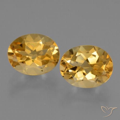 5.25ctw Naturale Dorato scuro Citrino, Ovale, VVS