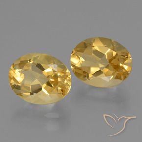 Gemme di Citrino Dorato medio naturale da 5.40 ct, Ovale, VVS