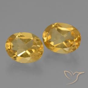 Gemme di Citrino Oro profondo naturale da 4.29 ct, Ovale, VS